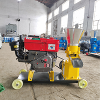 Henglu Nouvelle machine à granulés domestique 220V, haute efficacité, capacité de 100 kg/h pour la fabrication d'aliments pour volailles et bétail
