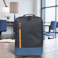Sacs à dos en cuir PU imperméables avec logo personnalisé, sacs à dos pour ordinateur portable, sacs de voyage d'affaires, grande capacité, vente en gros, sacs pour hommes