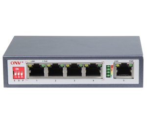 4 port 10/100M POE switch watchdog jarak jauh 250m - Product Image 1