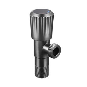 Válvula angular Hemans de acero inoxidable de 15 mm con rosca hembra y núcleo de cobre para fontanería - Product Image 2