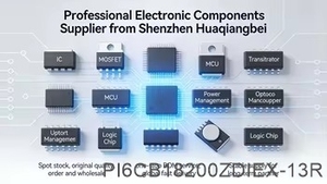Circuit intégré PI6CB18200ZDIEX-13R, buffer CLK 1:2 200MHZ 24TQFN, puce IC neuve d'origine en stock - Product Image 4