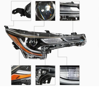 Phare LED version US, feux de croisement et de route, DRL, style OEM, remplacement pour Toyota Corolla SE 2023-2025