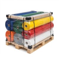 Rouleau de tissu vinyle en bâche PVC flexible 650 g/m² avec longueur personnalisée pour structures gonflables et toitures marines