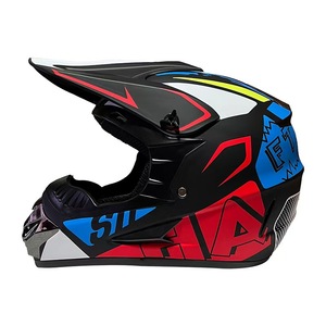 ATV Dirt Bike Casque avec lunettes Gants Masque Réglable Moto Adulte Casque Hors Route Motocross Descente Cyclomoteur MX - Product Image 2