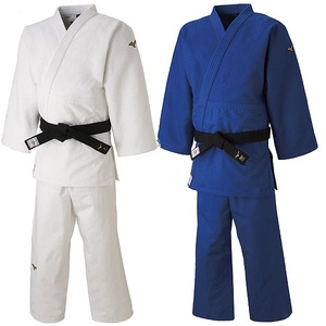 Kimono de judo unisexe personnalisé de haute qualité en coton et polyester <span class=keywords><strong>MZN</strong></span> 750g blanc modèle IJF MGi - Product Image 6