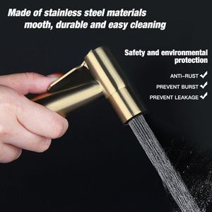 Распродажа, набор биде <span class=keywords><strong>shattaf</strong></span> из нержавеющей стали, черный унитаз с шлангом и держателем - Product Image 5