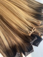 Extensions de cheveux Haiyi Genius Weft flexibles 2026 en stock – Qualité salon, sans couture, douces