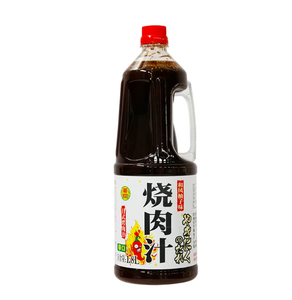 Sauce Yakiniku épicée Ju Yin 1,8 L, saveur <span class=keywords><strong>Wafu</strong></span> & Yuzu, sauce barbecue de style japonais, utilisation commerciale, conditionnée en bouteille - Product Image 1