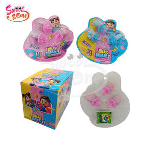Juego de adivinanzas Rock Paper Scissors Ring Lollipop Hard Candy y Popping Candy - Product Image 2