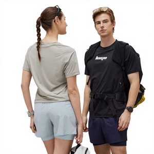 Nouvelle Arrivée OEM Personnalisé Imprimé Hiver Printemps Été Sport Fitness Course Gym Respirant Frais Séchage Rapide Unisexe Manches Courtes - Product Image 3