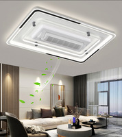 Ventilateur de plafond de salle de bain sans pales 2026 tendance avec moteur DC, télécommande, lumière LED intelligente et design moderne