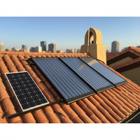 Réservoir d'eau en acier inoxydable de 300 L pour chauffe-eau solaire à plaque plane de type split au Guatemala
