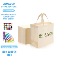 Sac fourre-tout promotionnel personnalisé en non-tissé à motif de dessin animé, écologique, réutilisable, recyclable avec logo personnalisé