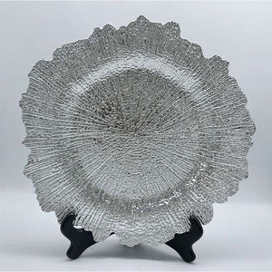 Piring Pengisi Daya Emas Bulat Dekorasi Peralatan Makan Pernikahan - Product Image 2