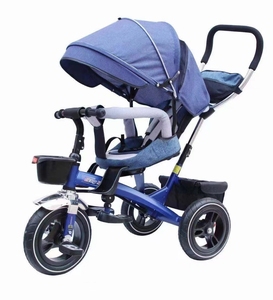Nuevo bebé niño triciclo/niño triciclo paseo en el juguete/3 de 4 en 1 bebé Triciclo de CONTROL PARENTAL de <span class=keywords><strong>coche</strong></span> - Product Image 4