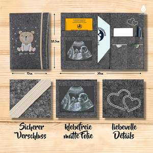 Trending-funda de pasaporte para mujeres, accesorio de maternidad de fieltro personalizado para el embarazo, francés, alemán, prémium - Product Image 4