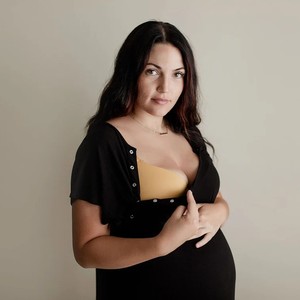 Venta al por mayor de fábrica/OEM: Ropa de maternidad posparto, camisón multifuncional para el período de confinamiento, camisón de <span class=keywords><strong>lactancia</strong></span> con botones. - Product Image 2