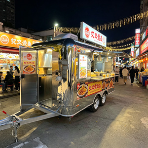 VIN Certified Stainless Steel Pizza <b>Waffle</b> Food Truck Mobile Ice Cream Concession Trailer - Product Image 4