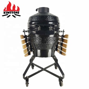 Parrilla Kamado KIMSTONE de 18 Pulgadas, Parrilla Nendoroid China para Fumadores, Deflector de Calor, Parrilla Kamado Panetone, Parrilla para <span class=keywords><strong>Barbacoa</strong></span> al Aire Libre - Product Image 3