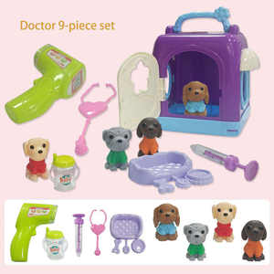 Jouets de rôle en gros d'usine, série de chiens de compagnie mignons, jouets en plastique mini maison de compagnie <span class=keywords><strong>pour</strong></span> enfants - Product Image 4