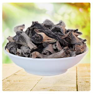 말린 검은 나팔 버섯 많은 야생 크래 테렐러스의 뿔 Cornucopioides 전체 곰팡이 판매를 위해 탈수 - Product Image 3