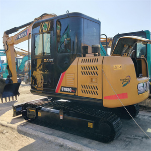 Mini-excavatrice sur chenilles hydraulique d'occasion Sany SY65C 6 tonnes, sûre et fiable, avec moteur Isuzu, pour jardin et ferme (modèles SY65, SY60) - Product Image 2