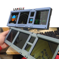 Plataforma de Software de Simulación de Vuelo para Airbus A320, Equipo Periférico de Control, Periféricos de Juego de Vuelo Simulado, Pantalla LCD