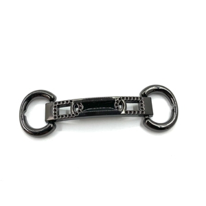 حذاء حريمي ذو قوس أسود مزين بأحذية زفاف معدنية أنيقة مزينة بإبزيم - Product Image 5