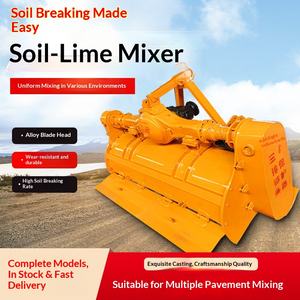 เครื่องผสมดินแบบสะพานหลัง รุ่นผสมดินเสถียร สีเทาโสม พร้อมระบบยึดเกาะ สำหรับงานปรับปรุงพื้นผิวถนนแบบเย็น - Product Image 1