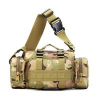 Sac de caméra tactique Molle d'extérieur en gros, étanche, en tissu résistant aux déchirures, durable, protection solaire, housse de ceinture en polyester pour le sport