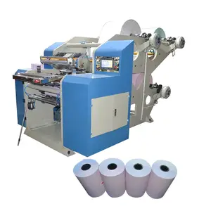 Top Quality 3 Ply Carbonless thermal Paper Slitting and Rewinding Machine for ATM Roll,POS Roll