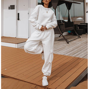 <span class=keywords><strong>Pantaloni</strong></span> Cargo Imbottiti <span class=keywords><strong>Bianchi</strong></span> da Donna, Joggers Larghi Casual, Streetwear con Coulisse e Tasche alle Caviglie, <span class=keywords><strong>Pantaloni</strong></span> Sportivi a Gamba Larga - Product Image 1