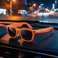 Lunettes Intelligentes Sans Fil Style Meta avec Caméra IA, Commande Vocale, Étanchéité IPX-5, Traduction en Temps Réel, Appel Vidéo HD 1080P