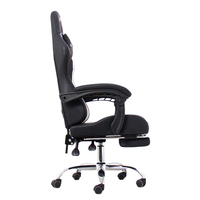 Fauteuil de jeu inclinable en cuir PU, fabrication directe, couleur personnalisable, pour bureau et jeux sur ordinateur