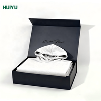 Luxusbox mit individuellem Logo, Magnetverschluss, stabilem Karton, schwarzer Magnetbox, Verpackung für Schuhe, Kleidung, Geschenkverpackung aus Karton