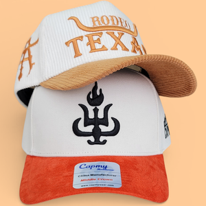 Casquette de baseball personnalisable en daim noir avec logo brodé en 3D, couronne moyenne, pour homme, 5 panneaux, style A-Frame - Product Image 2
