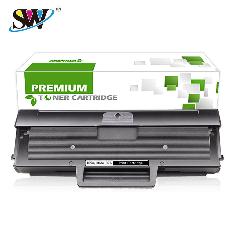 HP Laser 107a 107w - Replacing the Toner Cartridge W1106A - YouTube
