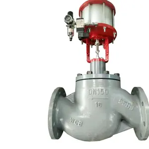 Nuzhuo válvula de corte de pistão pneumática customizável WCB OEM para controle de água de alta/baixa temperatura