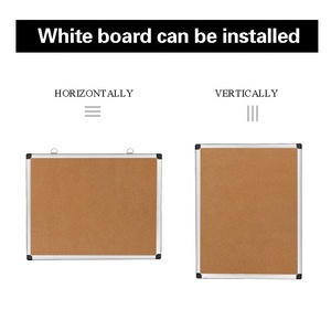 Tùy Chỉnh 60X90Cm Khung Nhôm Bảng Thông Báo Vải Treo Tường Tin Nhắn Nút Chai Hội Đồng Quản Trị Của Nhà Máy Tùy Chỉnh Kích Thước Bảng Thông Báo - Product Image 4