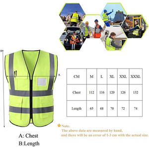Gilet de sécurité personnalisé en gros respirant confortable haute visibilité gilet réfléchissant de sécurité gilet réfléchissant OEM - Product Image 1