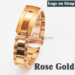 Luxe 316L roestvrijstalen horlogeband ketting 3 schakels 20mm/21mm RX horlogeband armbanden voor herenhorloge - Product Image 5