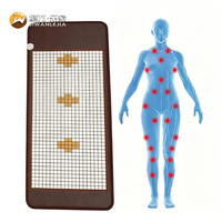 Matelas de massage thermique en pierre blanche personnalisé Jiwan Lejia pour les centres de bien-être