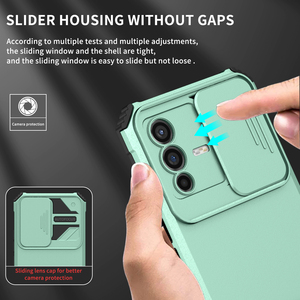 Funda Protectora de Privacidad para Cámara de <span class=keywords><strong>Vivo</strong></span> V23 V76 5G V23E, Funda Antigolpes con Soporte para <span class=keywords><strong>Vivo</strong></span> Y15S Y91 Y72 Y20 Y17 Y15 S10E, Cubierta para Cámara Web - Product Image 4