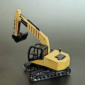 Kuangmo Excavatrice 3D en acier inoxydable tout métal à assembler soi-même, sans colle, pour les 14 ans et plus - Product Image 3