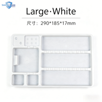 Boîte à instruments dentaires jetables de haute qualité, plateau de rangement en plastique pour instruments buccaux, plateau de rangement pour placer les outils dentaires