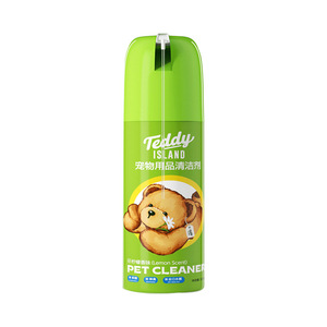 Limpiador de caja de arena para gatos Teddy Loveland, espuma limpiadora, suministros para mascotas, spray antibacteriano y desodorizante para orina de gatos. - Product Image 1