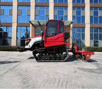 Tracteur agricole à chenilles haute puissance pour le labourage et la remise en état des terres