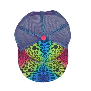 Unisex Custom 5 Panel <b>Flat</b> Brim Velour Oxford Fabric Trucker <b>Hat</b> Sun Protective Adjustable Four Seasons Rubber Stylish Rope - Product Image 5