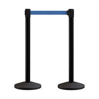 Barrière de ceinture rétractable de contrôle des files d'attente pour aéroport