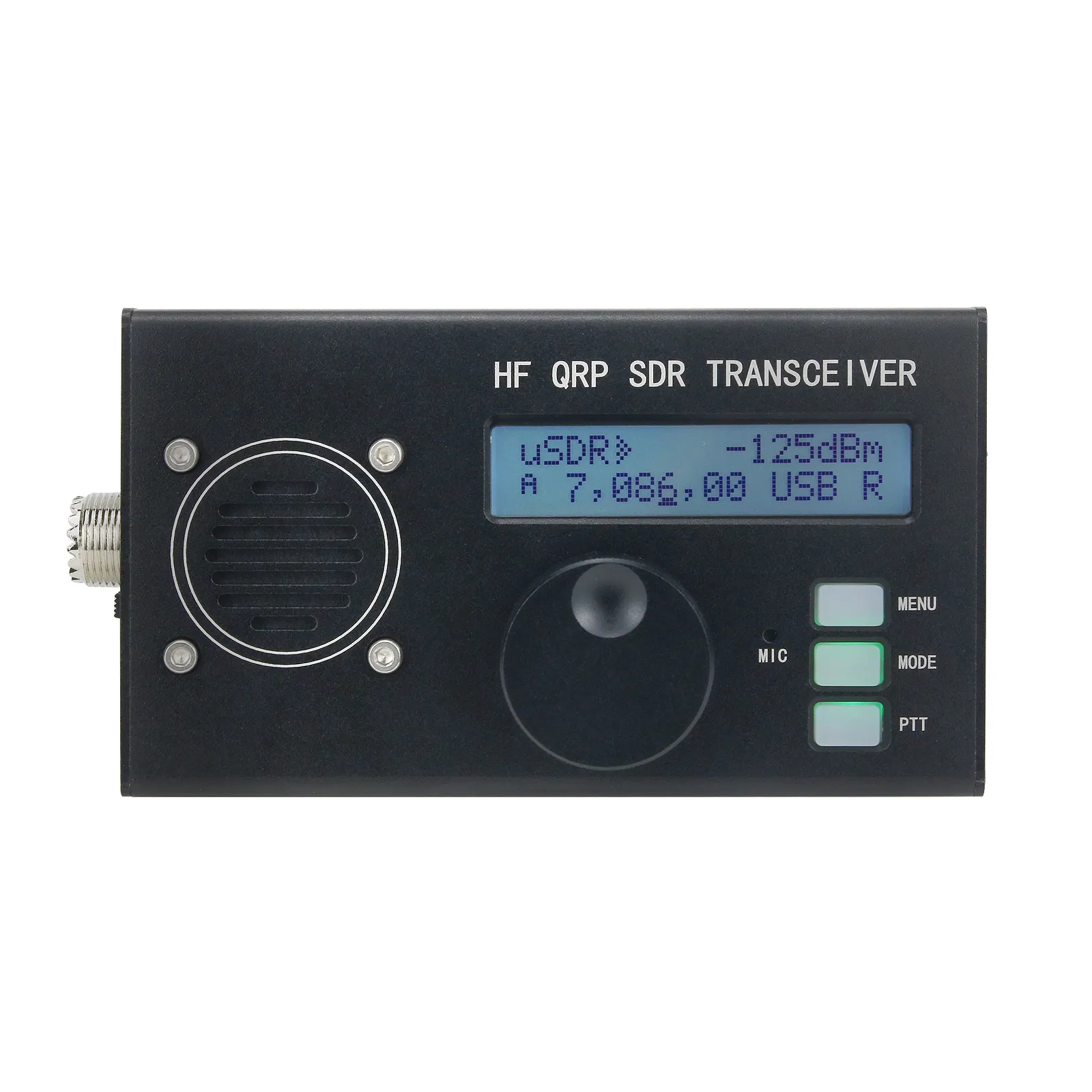Fabrika toptan 8-Band 5W USDR QCX için SSB HF telsiz QRP SDR telsiz w/ DSP SDR fonksiyonu için Ham radyo kullanıcılar